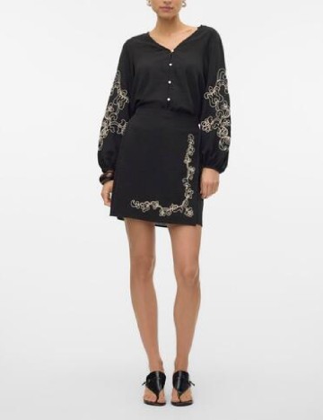
						Fusta Vero Moda, negru