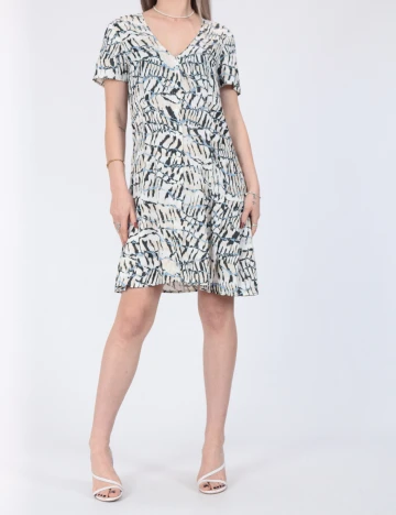 Rochie scurta Vero Moda, ecru