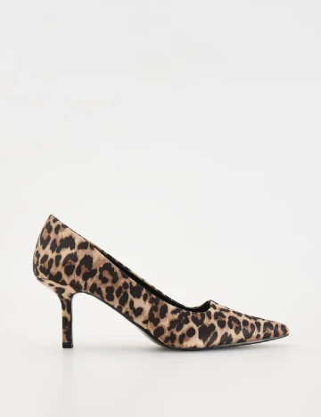 Pantofi Reserved, animal print
