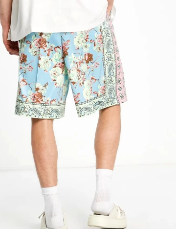 Pantaloni scurti ASOS, bleu