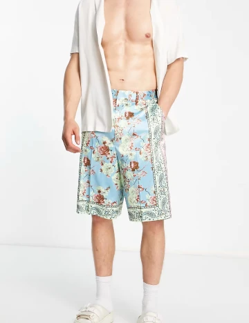 Pantaloni scurti ASOS, bleu