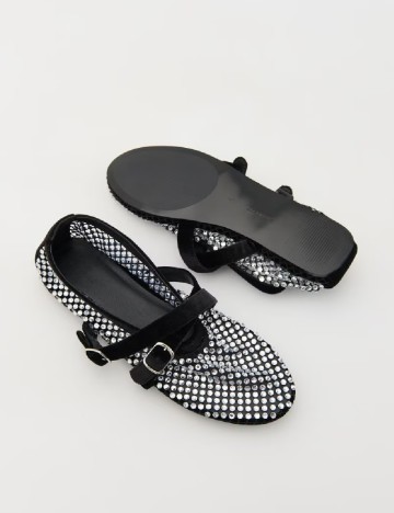Balerini Reserved, negru/gri