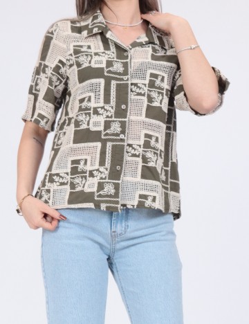 
						Camasa Vero Moda, kaki