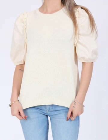 Bluza Vero Moda, crem