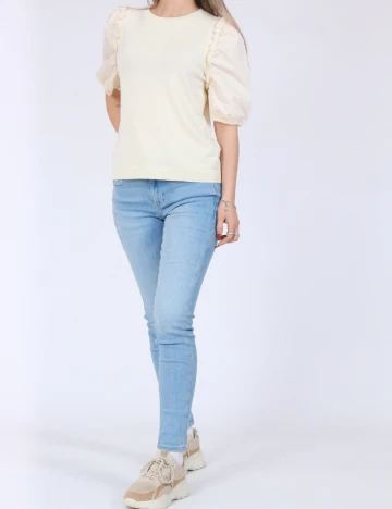 Bluza Vero Moda, crem