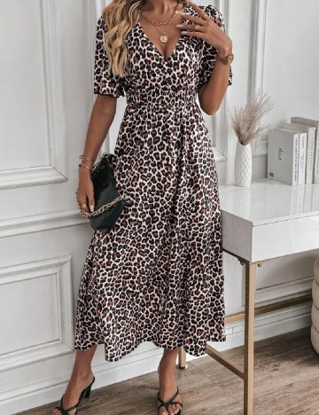 Rochie lunga SHEIN, animal print