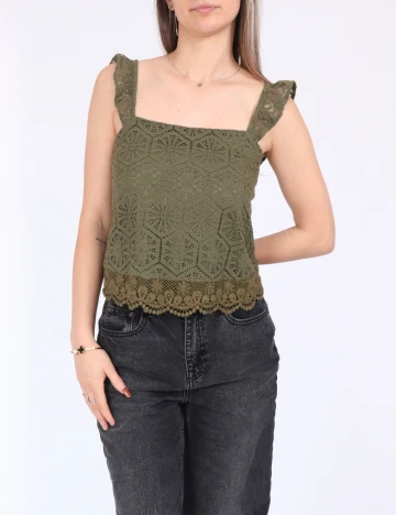 Top Vero Moda, verde