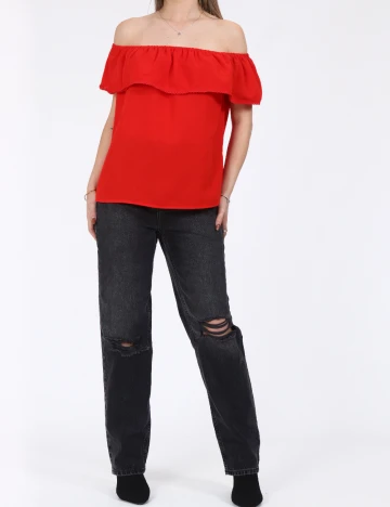Bluza Vero Moda, rosu Rosu