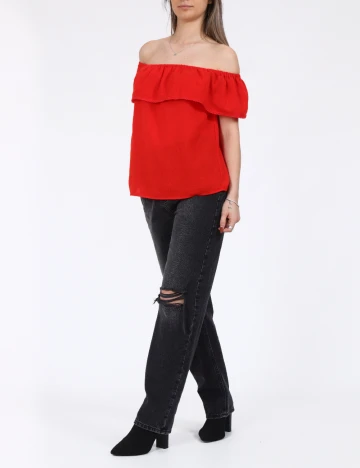 Bluza Vero Moda, rosu Rosu