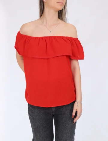 Bluza Vero Moda, rosu Rosu