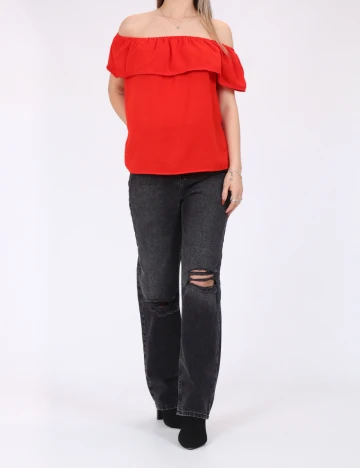 Bluza Vero Moda, rosu Rosu