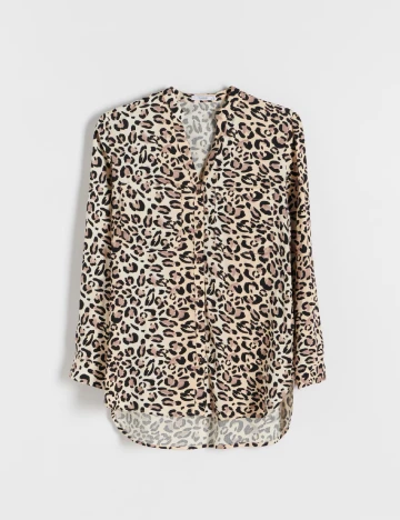 Camasa Reserved, animal print