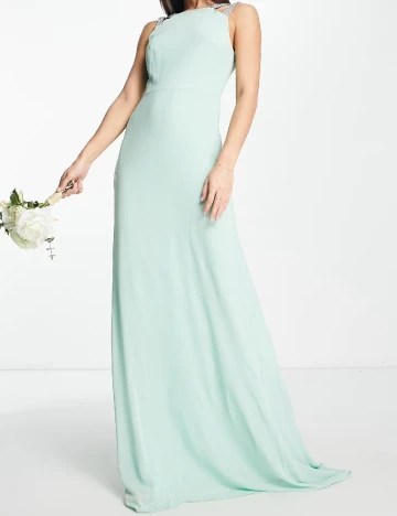 Rochie lunga TFNC London, verde