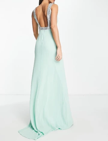 Rochie lunga TFNC London, verde