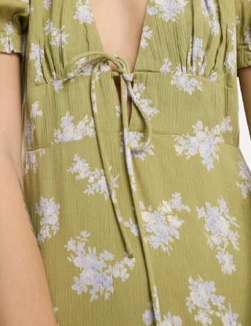 Rochie scurta Reclaimed Vintage, verde