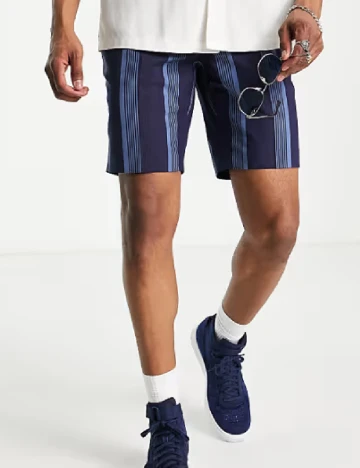 Pantaloni scurti ASOS, albastru