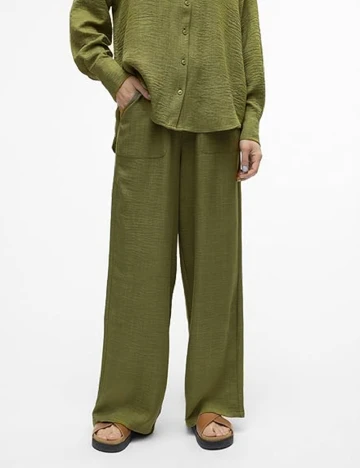 Pantaloni Vero Moda, kaki Verde