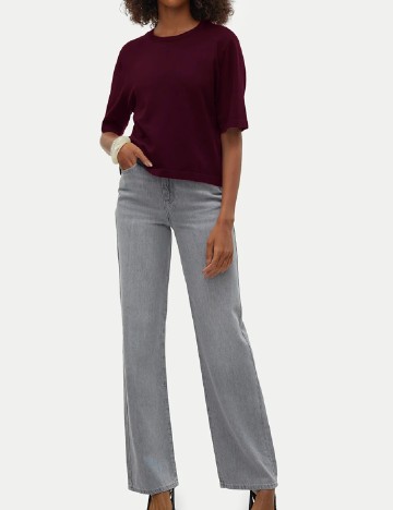 Bluza Oversize Vero Moda, pruna