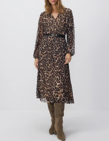 Rochie medie Reserved, animal print