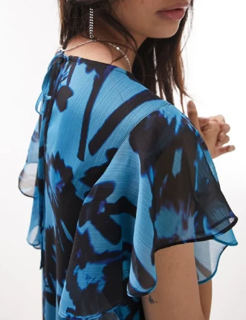 Rochie lunga Top Shop, albastru