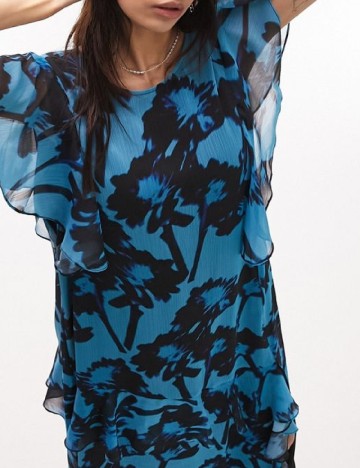 Rochie lunga Top Shop, albastru