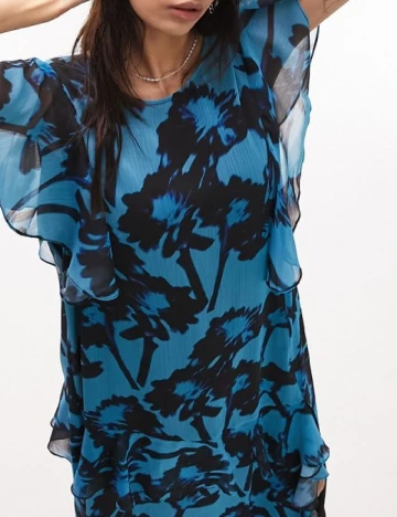 Rochie lunga Top Shop, albastru