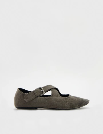 Pantofi Reserved, gri