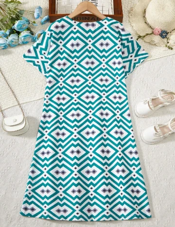 Rochie Shein Kids, verde