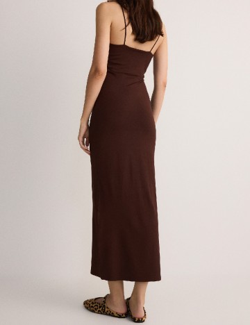 Rochie lunga Reserved, maro