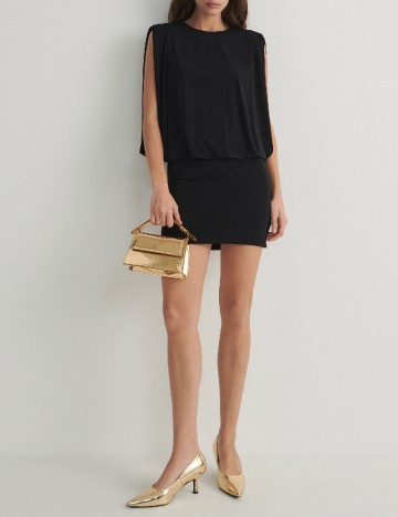 
						Rochie scurta Reserved, negru