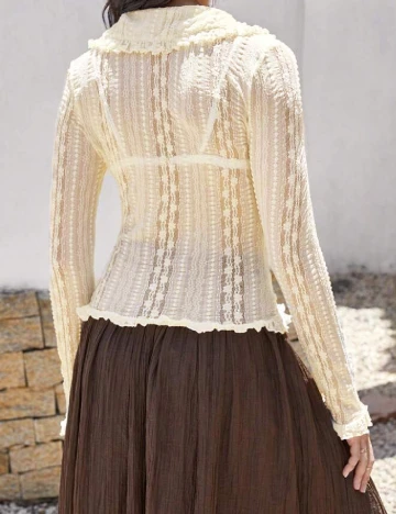 Bluza SHEIN, crem Crem