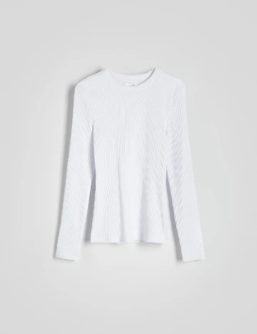Bluza Reserved, alb Alb