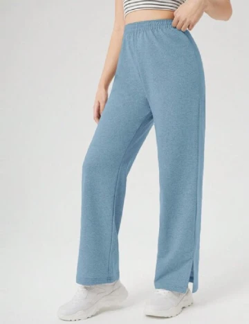 Pantaloni Shein Kids, albastru Albastru