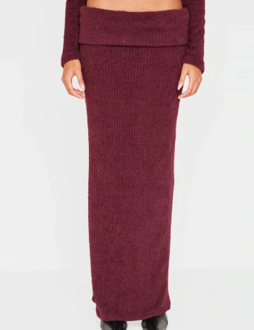 Fusta PRETTYLITTLETHING, visiniu Rosu