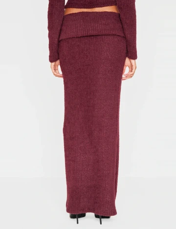 Fusta PRETTYLITTLETHING, visiniu Rosu
