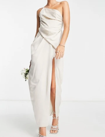 Rochie lunga ASOS, ecru Alb