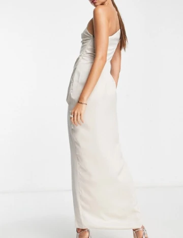 Rochie lunga ASOS, ecru Alb
