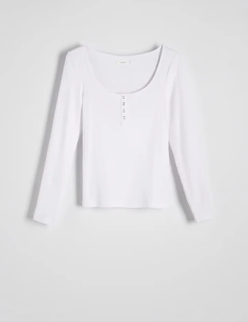 Bluza Reserved, alb