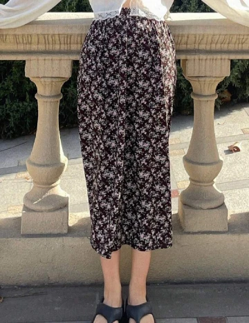 Fusta Dazy, floral print