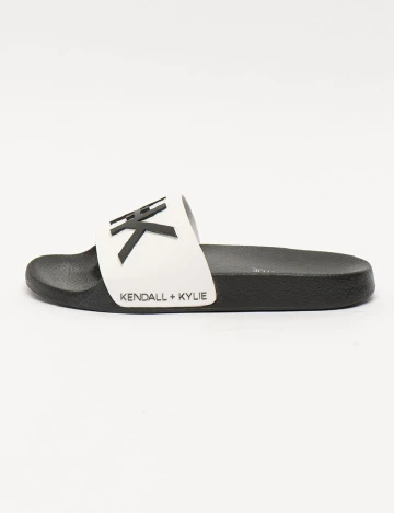 Slapi Kendall&Kylie, alb/negru