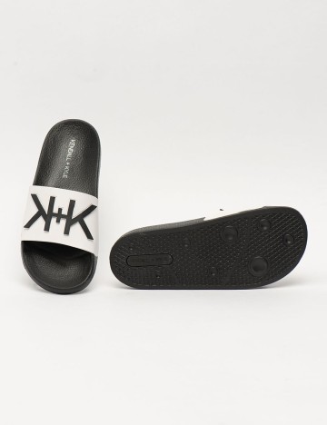 Slapi Kendall&Kylie, alb/negru