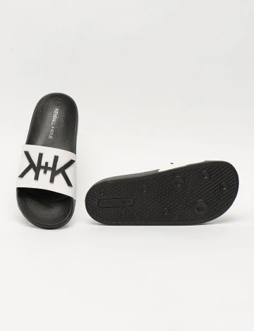 Slapi Kendall&Kylie, alb/negru