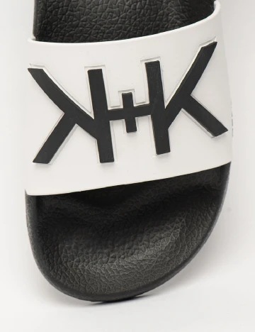 Slapi Kendall&Kylie, alb/negru