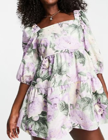 
						Salopeta ASOS, floral print