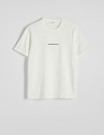 Tricou Reserved, alb