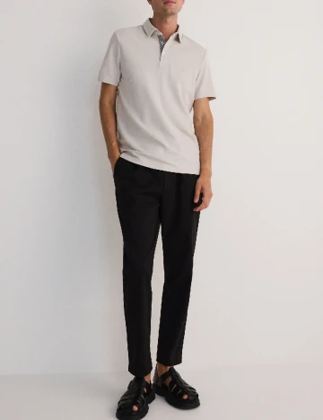 Tricou Reserved, gri deschis
