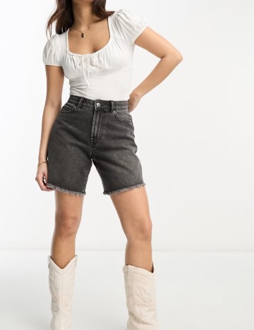 Pantaloni scurti Miss Selfridge, gri