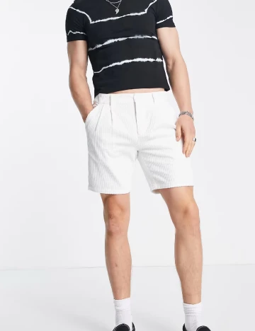 Pantaloni scurti ASOS, alb