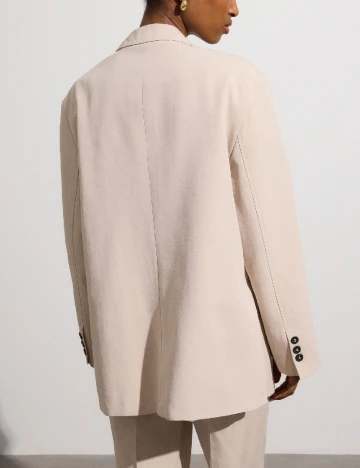 Sacou Oversize Reserved, bej Crem
