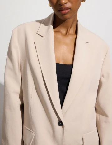 Sacou Oversize Reserved, bej Crem